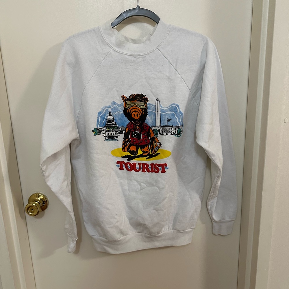 Vintage Alf “Tourist” Crewneck (Women’s XL, Men’s Medium)